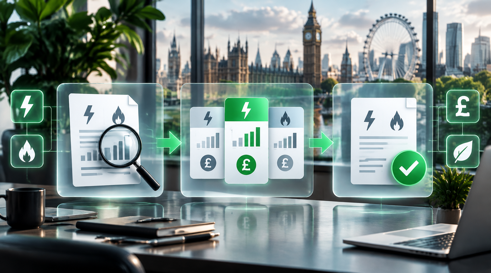 Business Energy Comparison Workflow